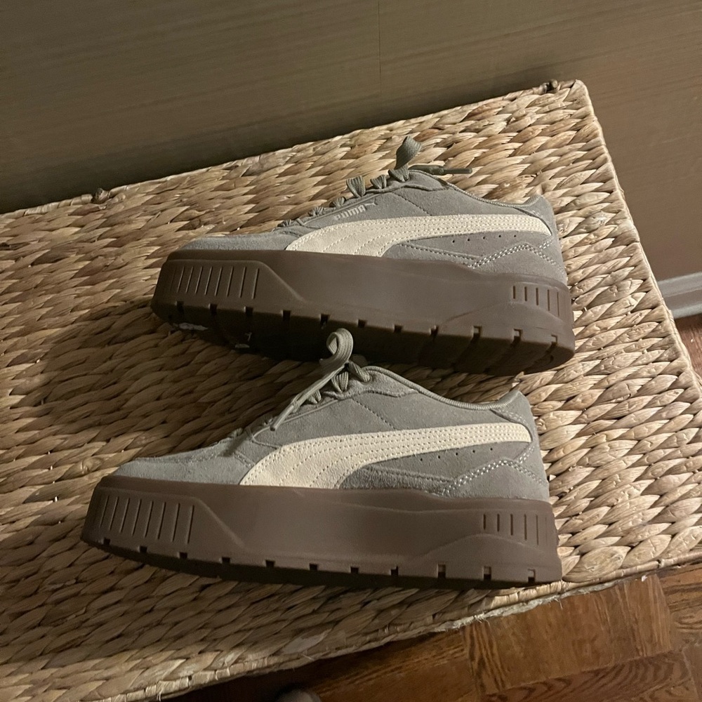 Stylish Taupe Gray Sneakers